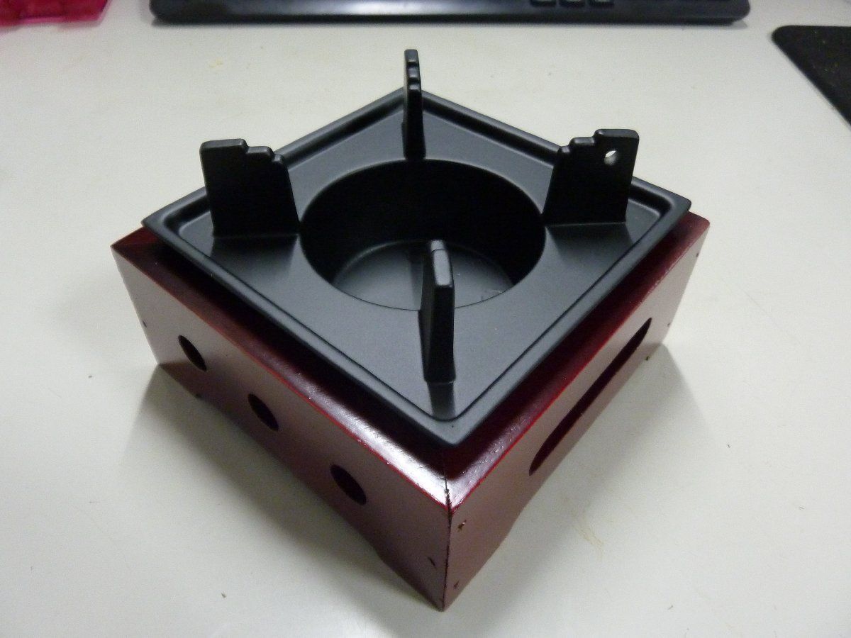 民芸風コンロ 小 用木枠ブラウン G-5015 業務用