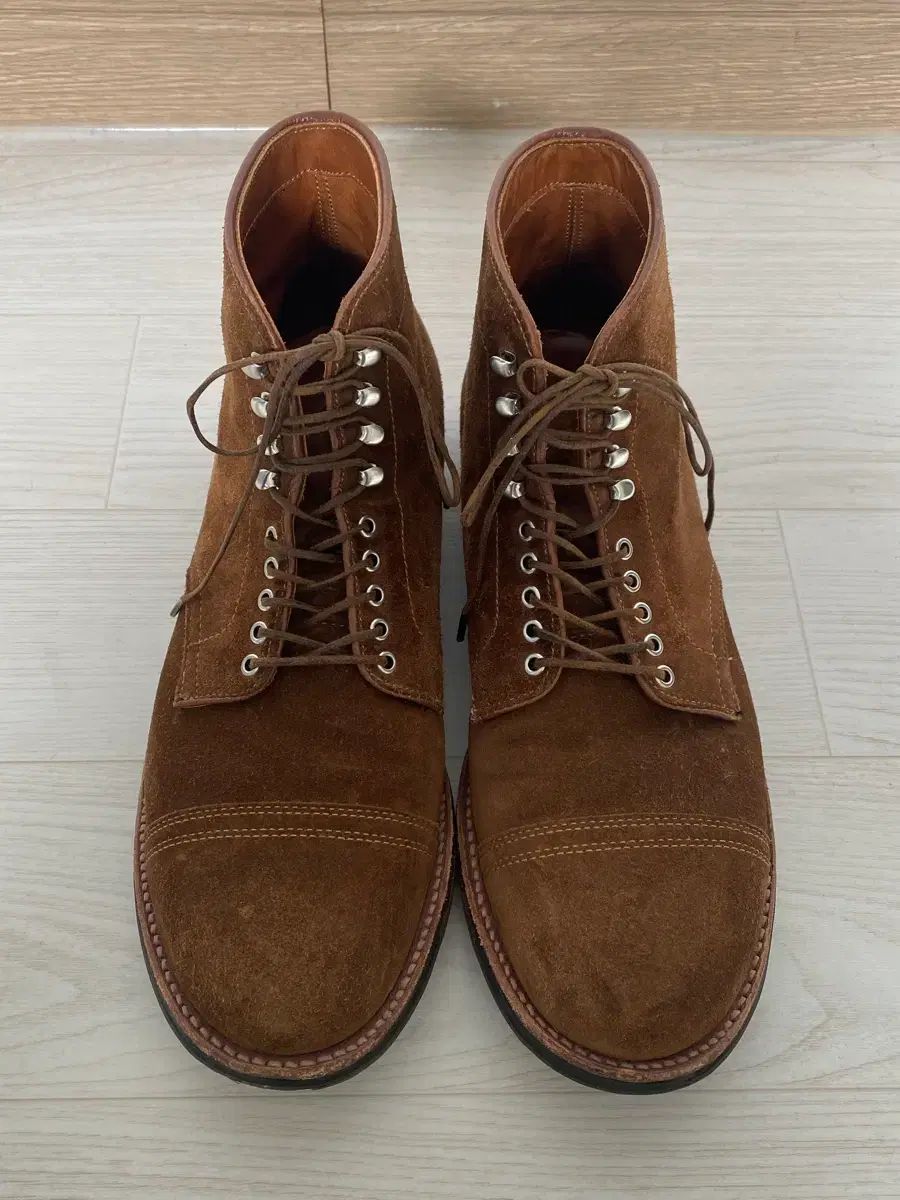 ALDEN(オールデン) ミリタリー ラスト スウェード キャップトゥ ブーツ