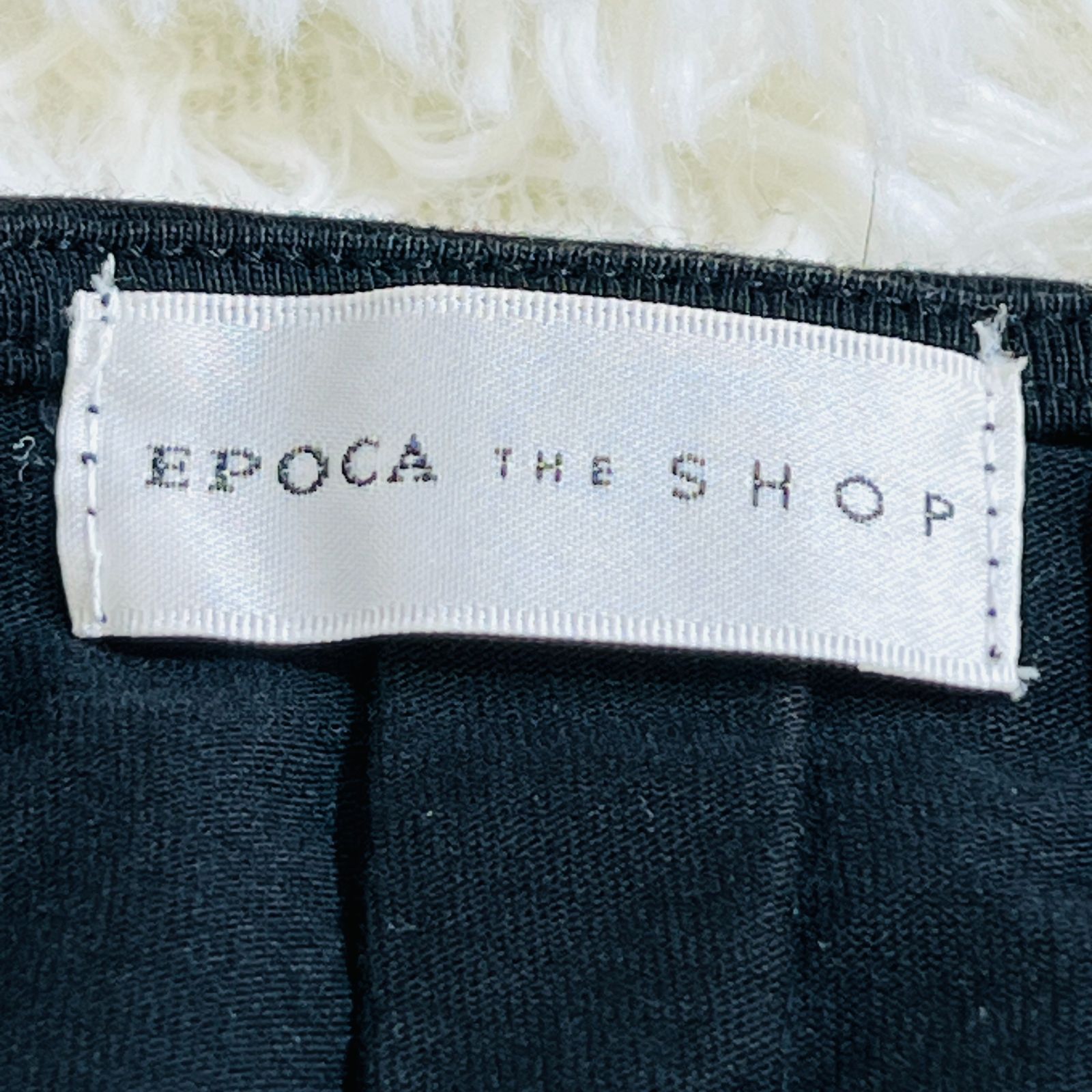 EPOCA THE SHOP エポカ フリル袖 フレンチスリーブ カットソー 綿100