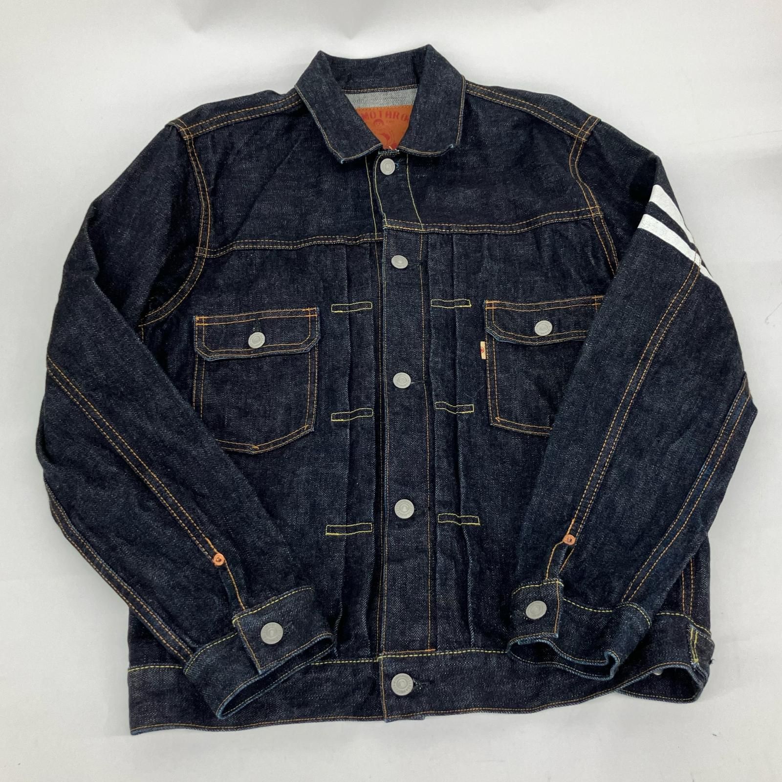 JORDACHE ジョーダッシュ デニムジャケット L ブルー 無地 フードなし 