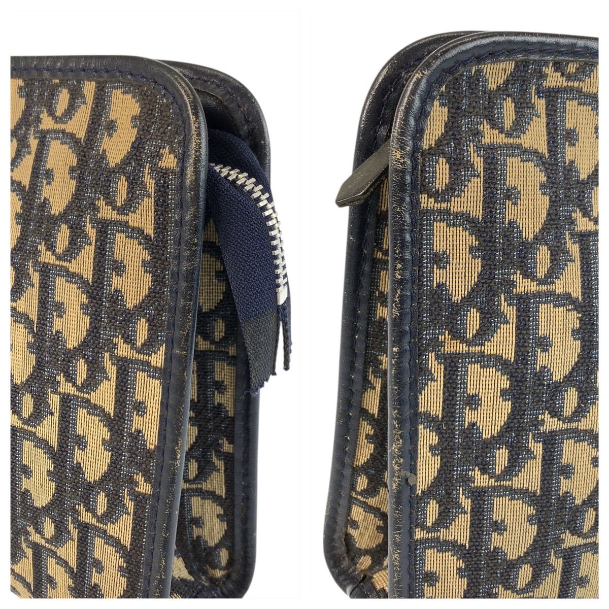 Christian Dior クリスチャンディオール トロッター ネイビー