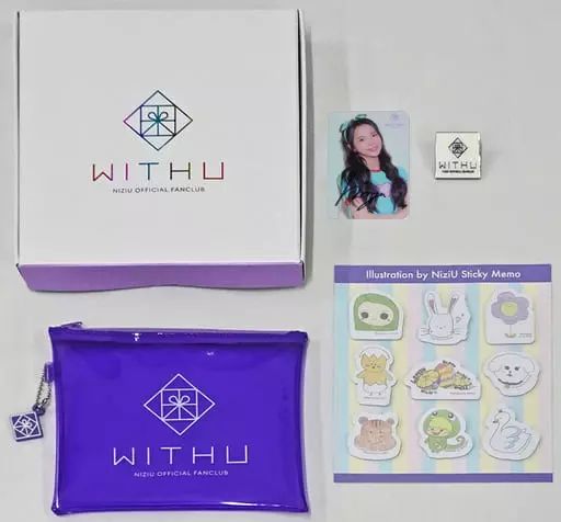 雑貨 NiziU ファンクラブ入会特典セット(MAYA直筆サイン入りクリアカード付き) 「オフィシャルファンクラブ WithU/WithU MOBILE」 W会員限定