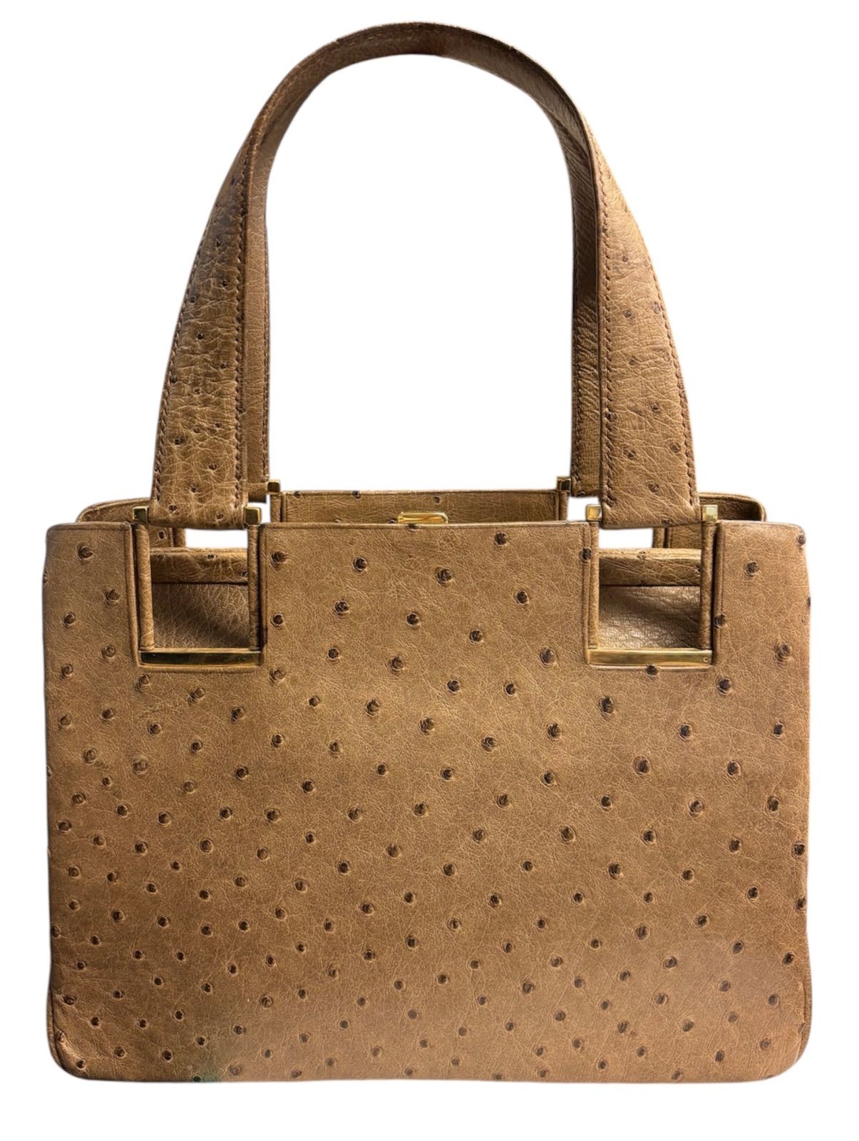 MORABITO PARIS モラビト フランス製 オーストリッチ ハンドバッグ 