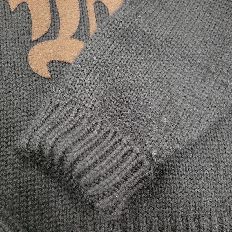 中古品】 BLACK SIGN ブラックサイン WOOL KNIT SHIRT ウールニット 
