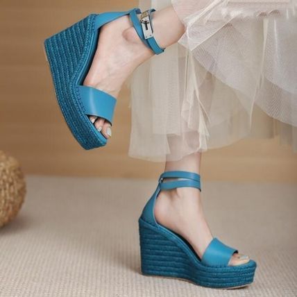 ファッション エスパドリーユ サンダル 韓国 シンプル エレガント