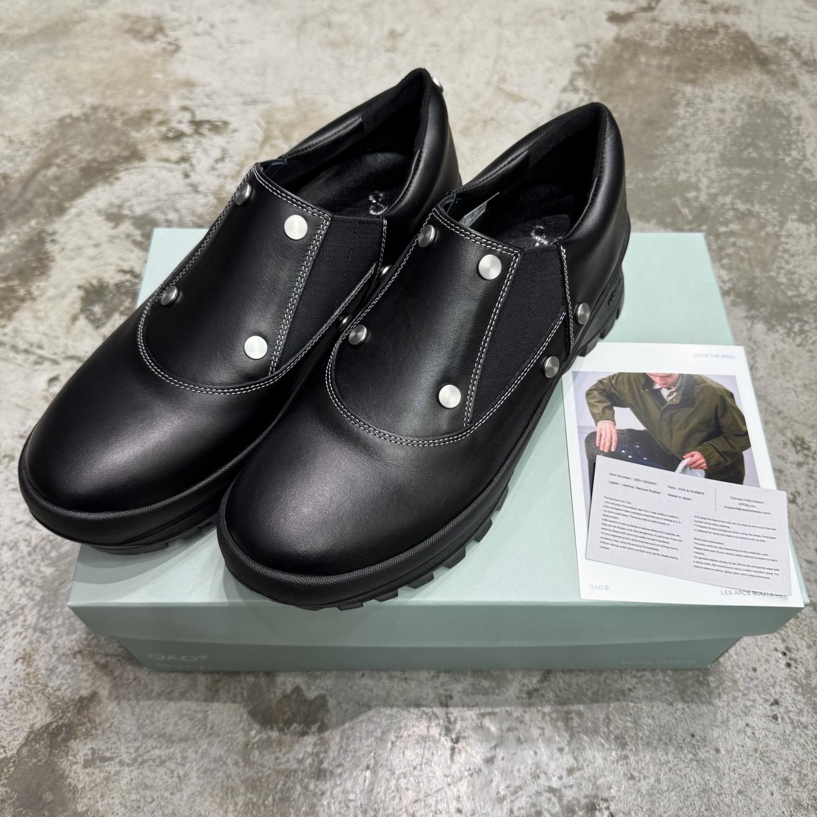 参考上代62700円 未使用 OAO LES ARCS BOOTS LOW ローカットサイドゴア