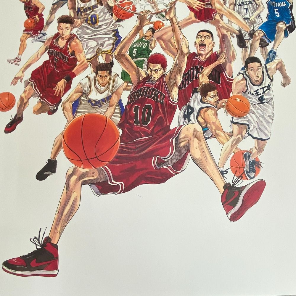03w24113 井上雄彦 SLAM DUNK スラムダンク A1サイズ ポスター 原画