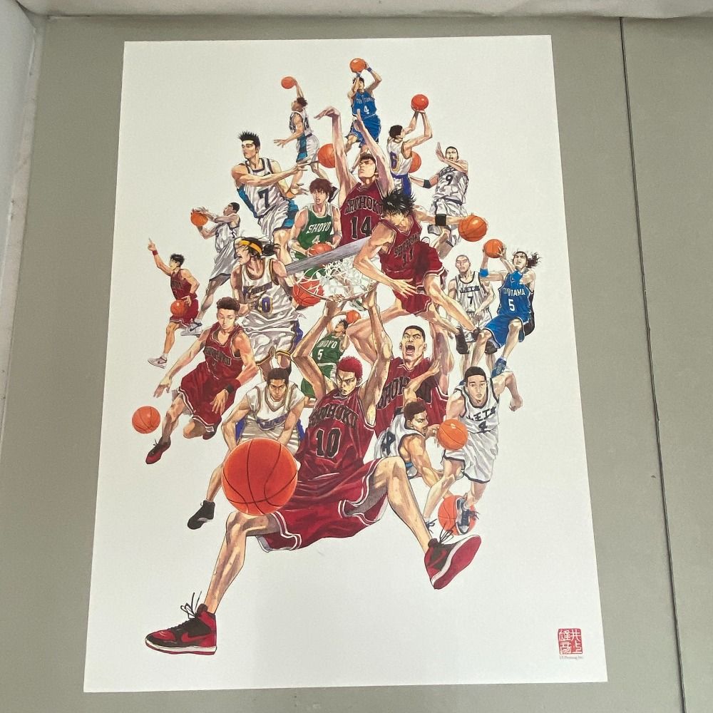 03w24113 井上雄彦 SLAM DUNK スラムダンク A1サイズ ポスター 原画