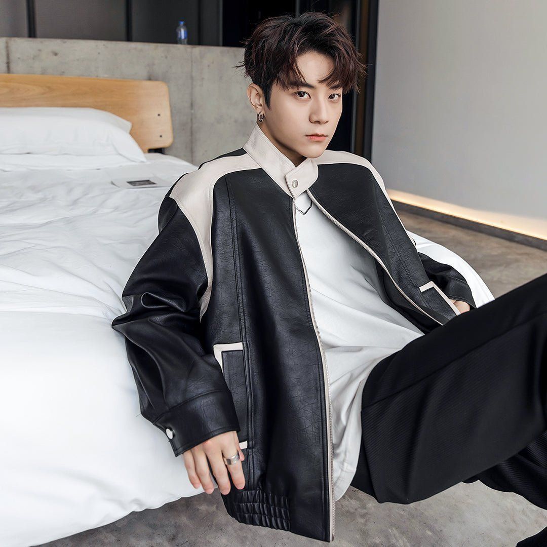 バイカラー ライダース