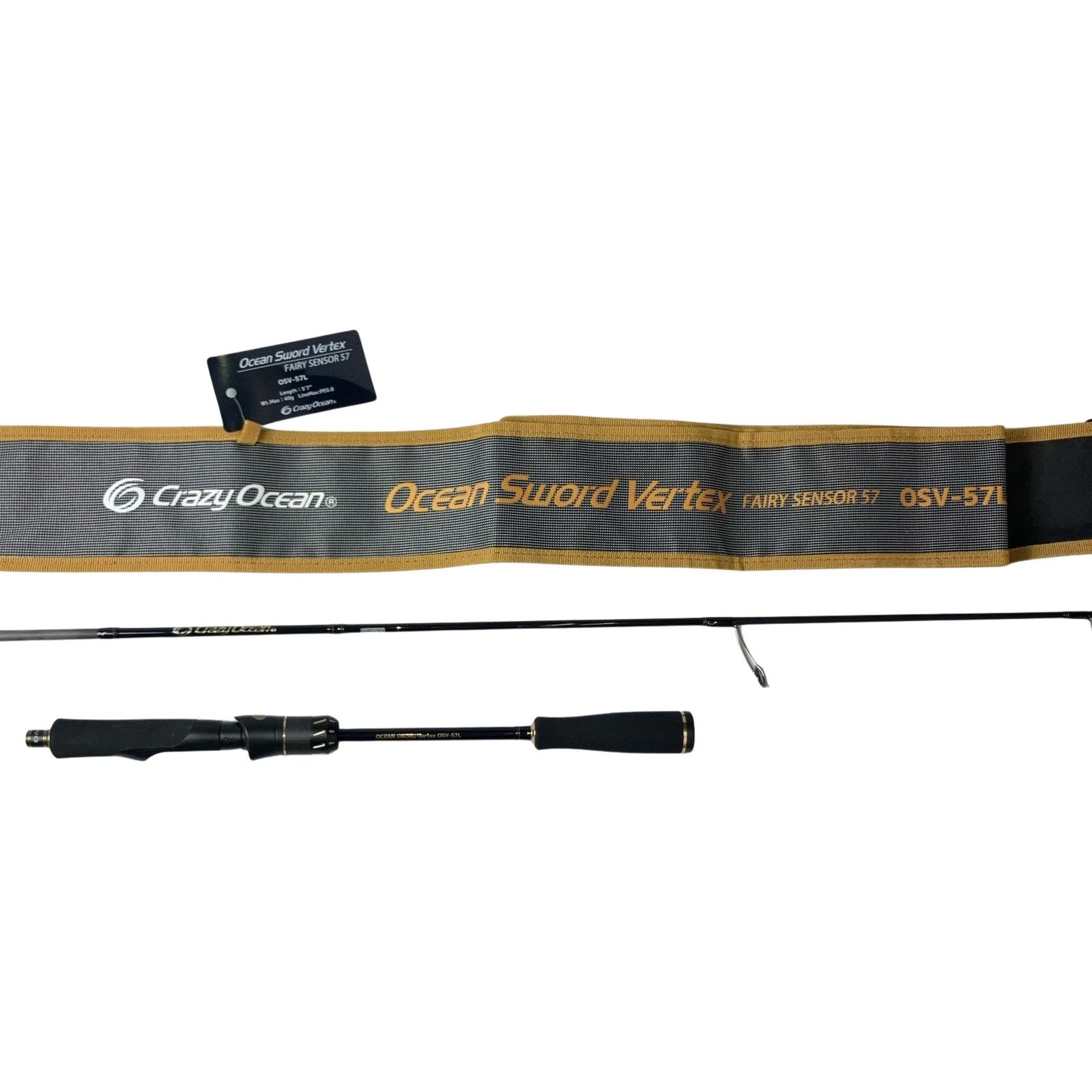 △△Crazy Ocean オーシャンソード ヴァーテックス ティップランロッド OSV 57 L