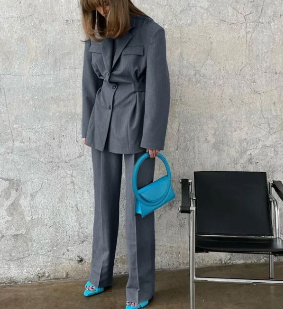 リュクス モード セットアップ パンツ スーツ ジャケット