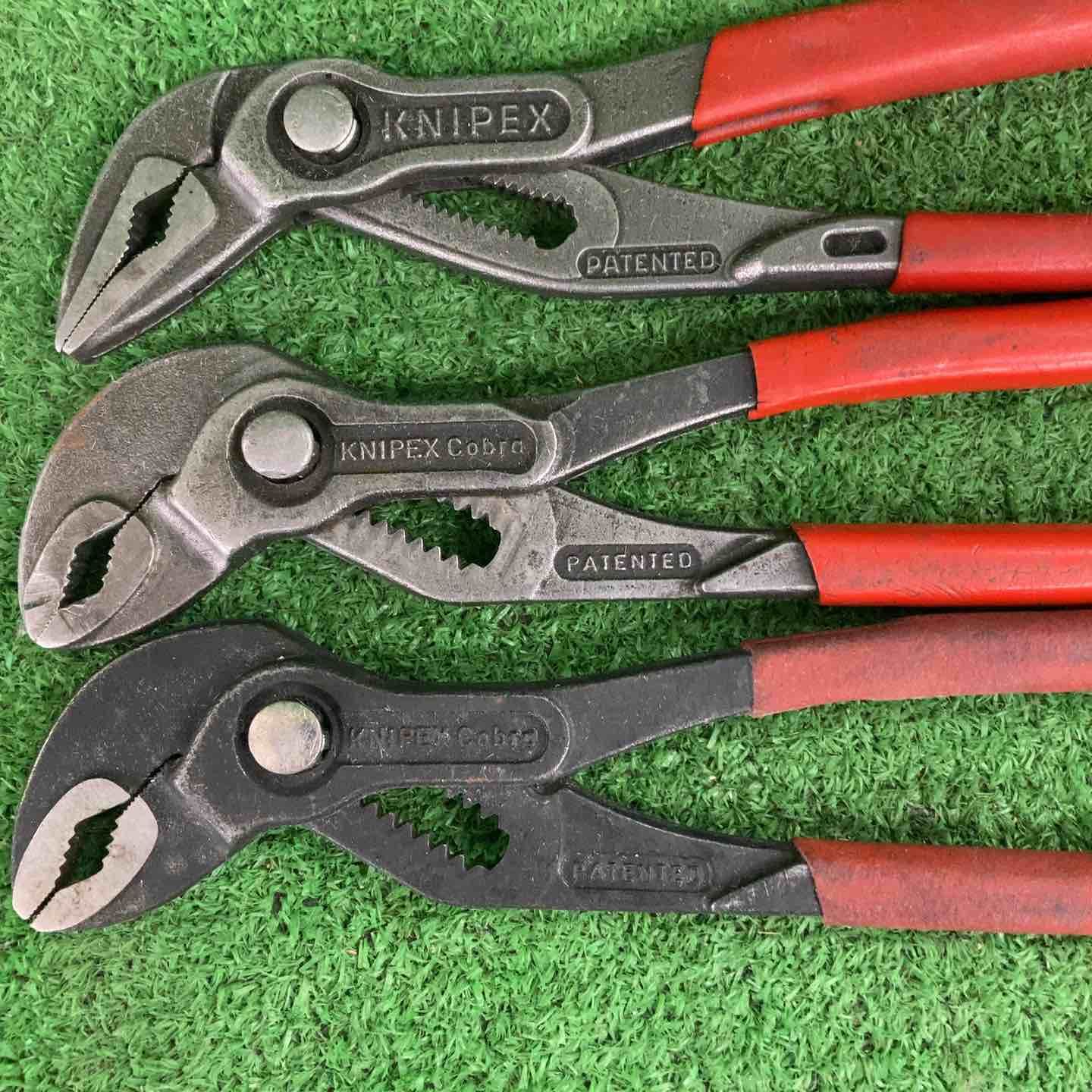 品 KNIPEX クニペックス ウォーターポンププライヤー 3点セット