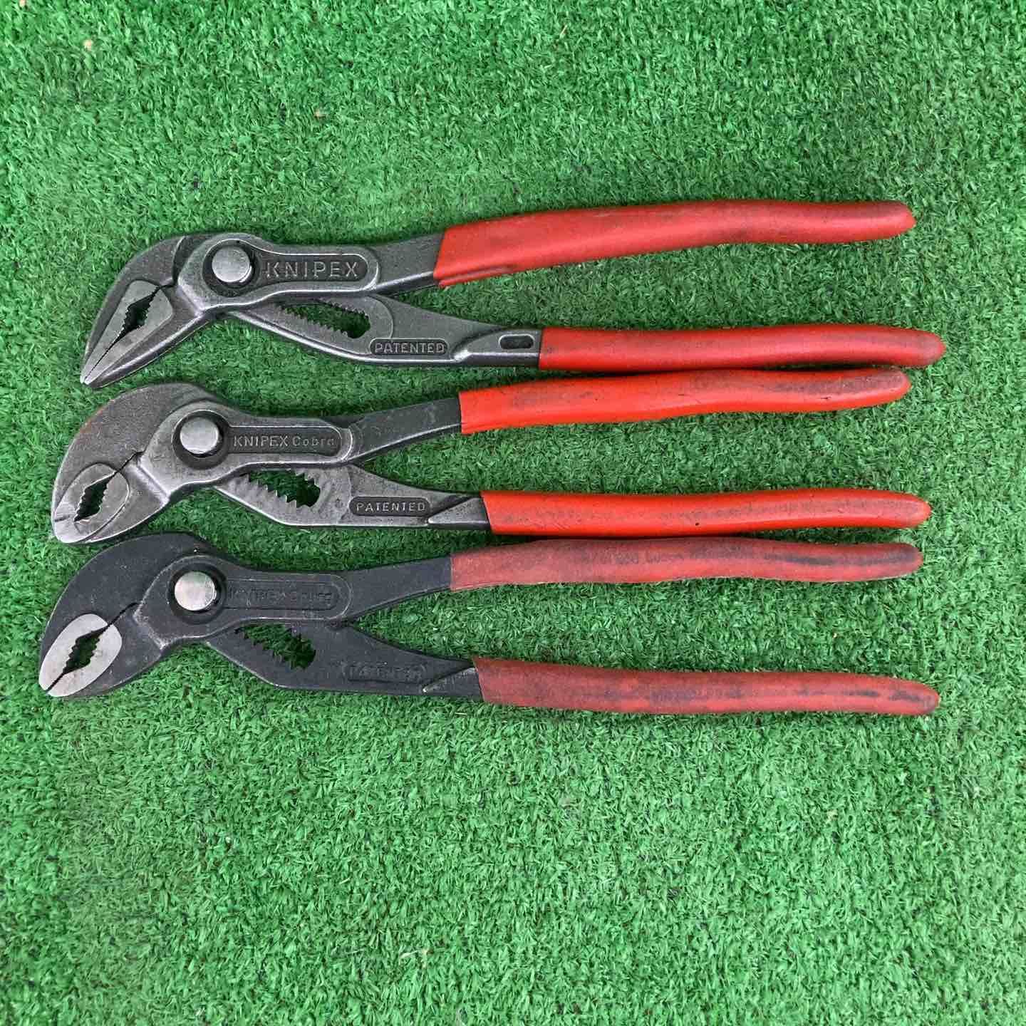 品 KNIPEX クニペックス ウォーターポンププライヤー 3点セット