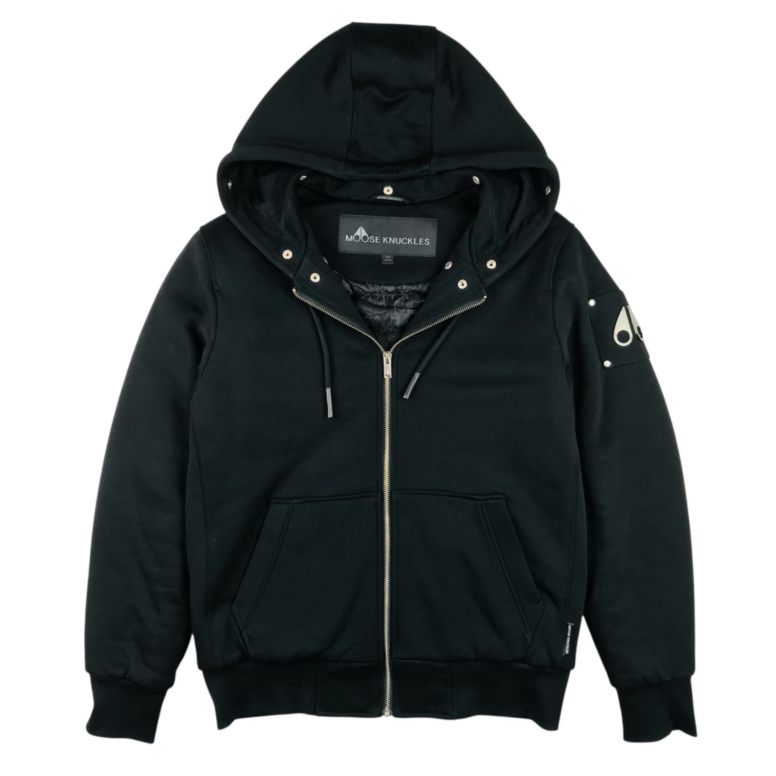美品☆MOOSE KNUCKLES・ムースナックルズ・メンズ メタルアイコン 