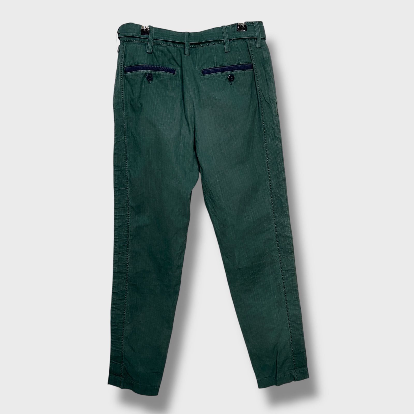 ☆sacai☆サカイ☆ベルテッドパンツ☆オリーブグリーン☆リップス
