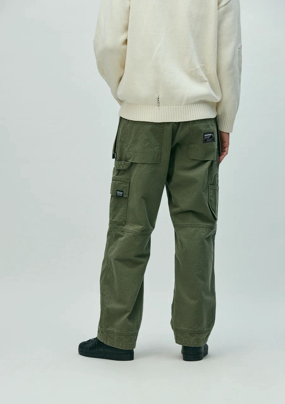パンツ NEIGHBORHOOD TOOL POCKET UTILITY PANTS NEIGHBORHOOD Tool Pocket Utility Pants - Relaxed sulfur-dyed chino