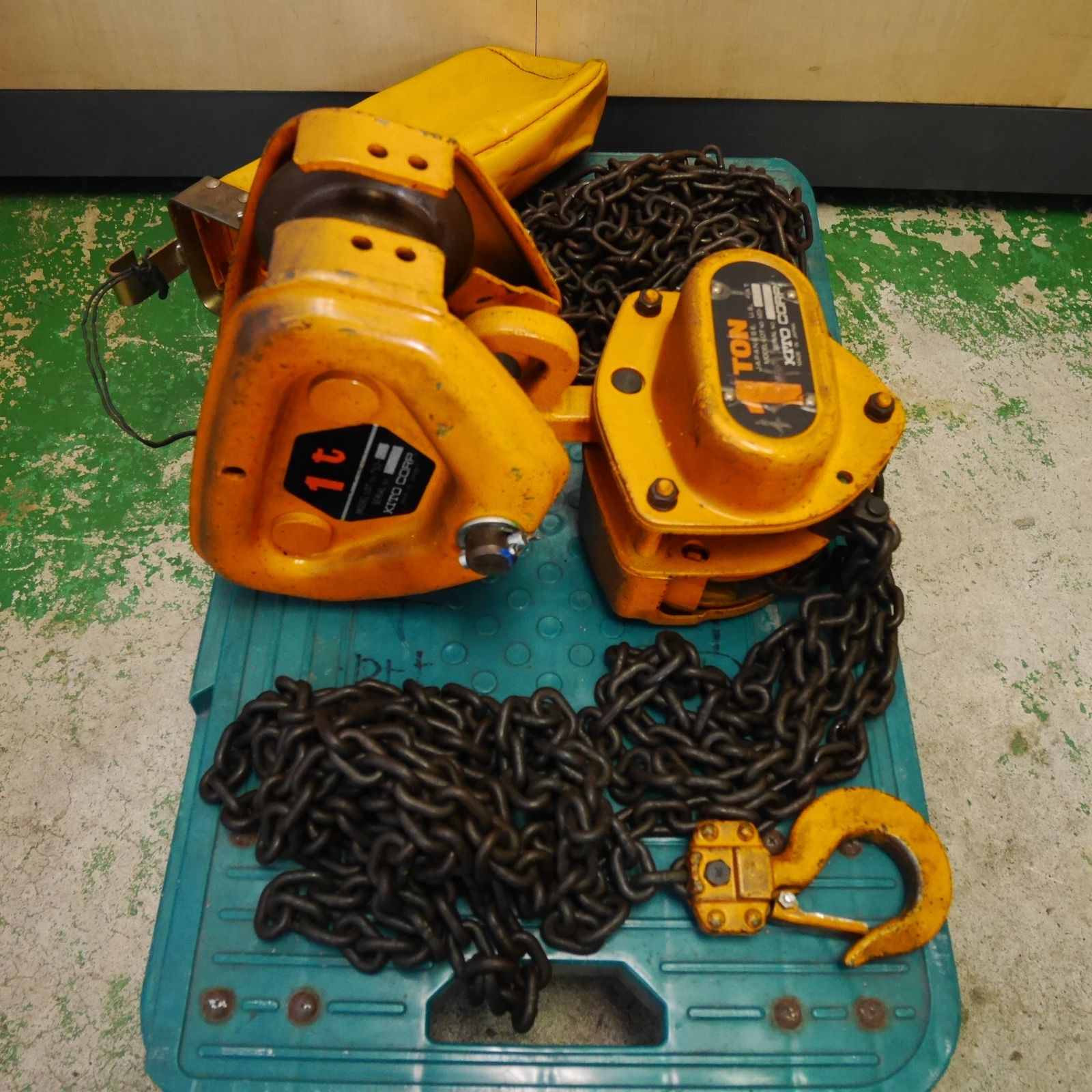 KITO キトー 1 ton チェーンブロック M 3形 トロリ TS 2-367 工具 道具 1トン 1000 kg 荷揚 吊り上げ 運搬 チェンブロ