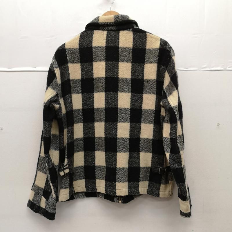 ☆70s Woolrich ウールジャケット TALON チェック柄 USA製☆ ウールリッチ 50s 棒型 TALON ブロック チェック ウール ジャケット