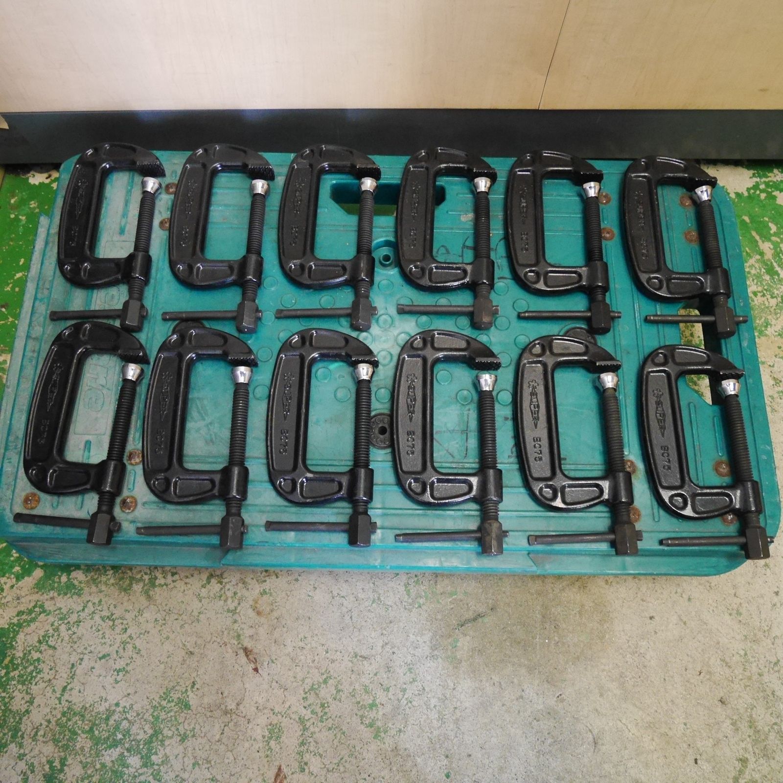 12点まとめ売り SUPER TOOL スーパー ツール シャコ 万力 BC 75 クランプ 工具 道具