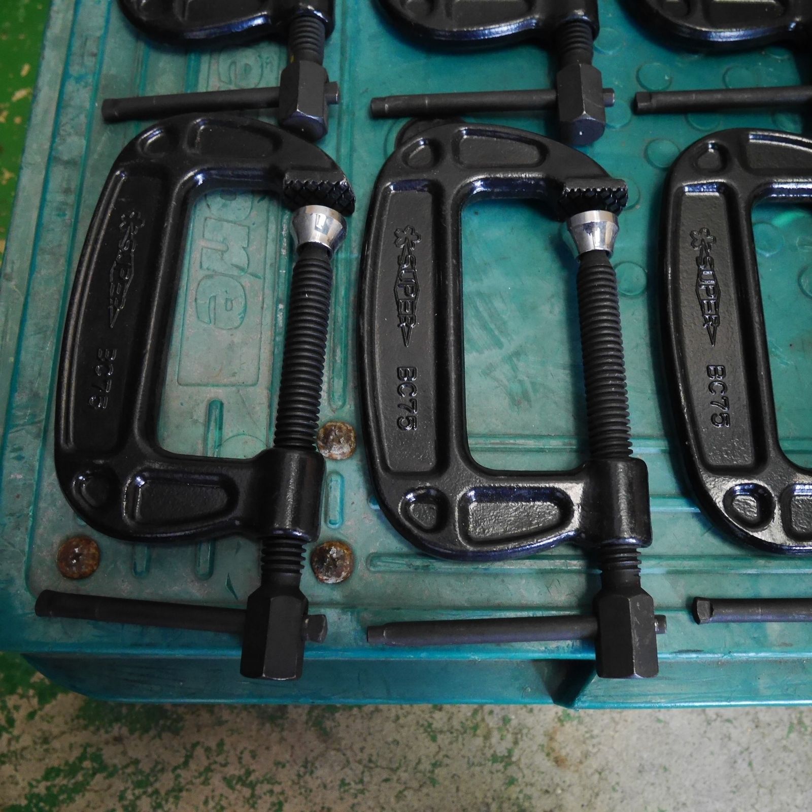 12点まとめ売り SUPER TOOL スーパー ツール シャコ 万力 BC 75 BC-75 クランプ 工具 道具