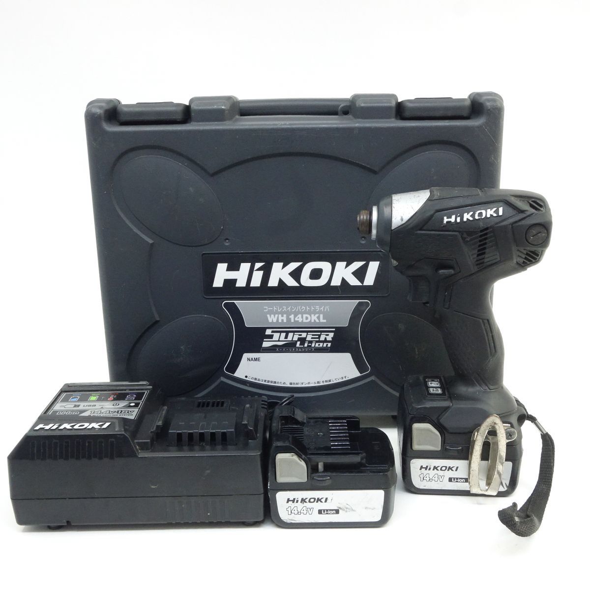 HiKOKI ハイコーキ WH14DKL コードレスインパクトドライバ (バッテリー 