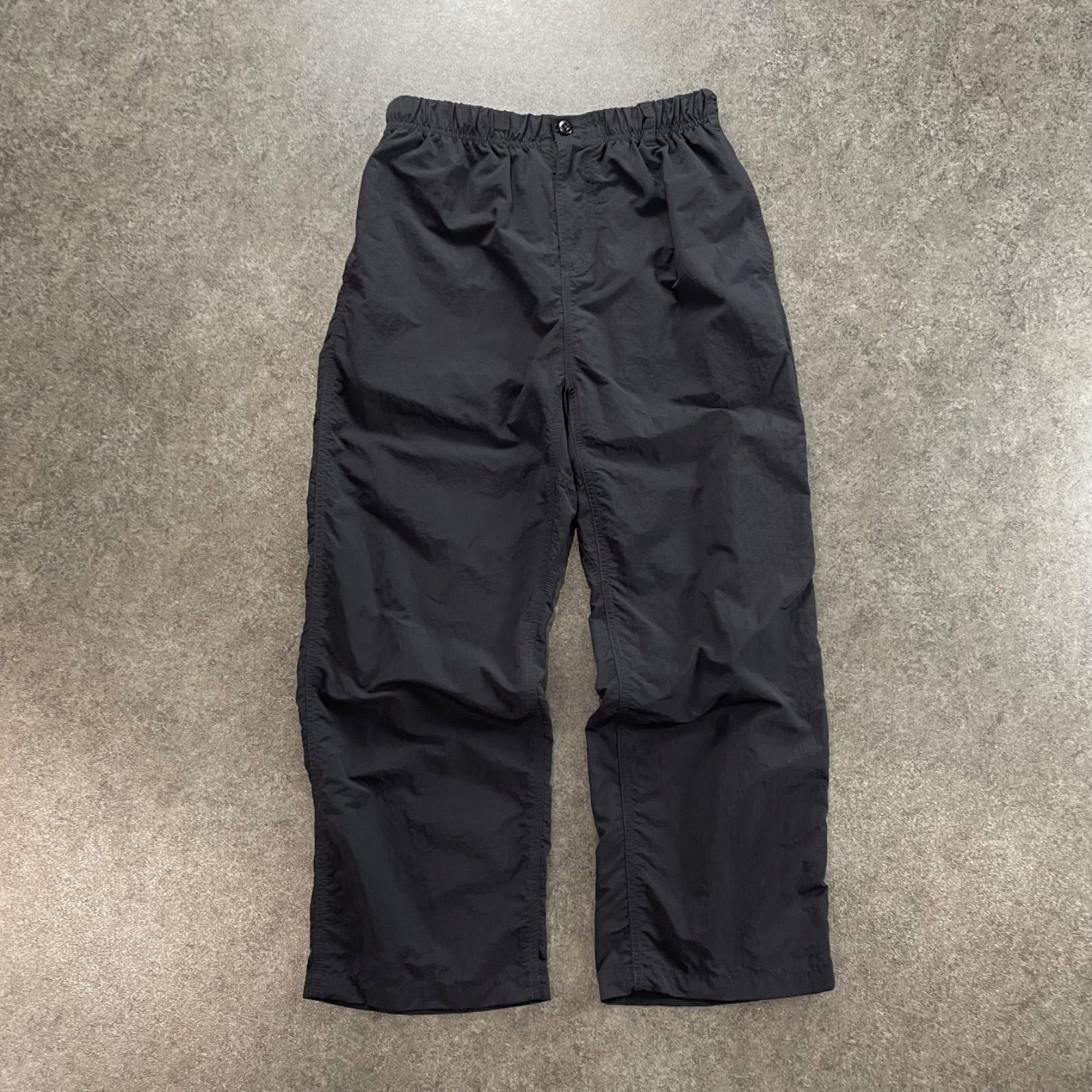 Gramicci BEAMS BOY グラミチ ビームスボーイ コラボ 別注 デュラブルナイロンクライミングパンツ ワイド ブラック レディース GLP 4-S 2073