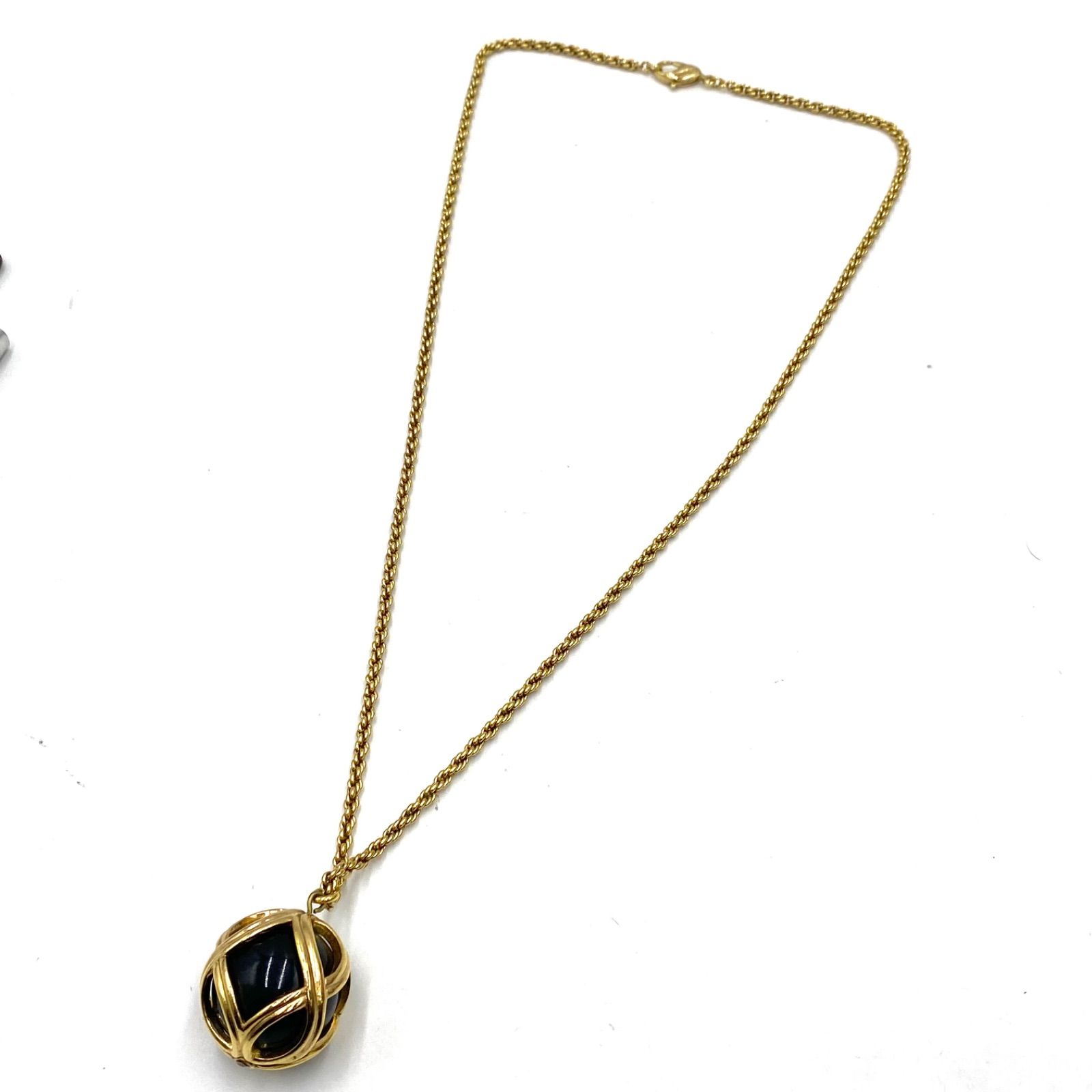 希少 Christian Dior クリスチャン ディオール ネックレス ロング