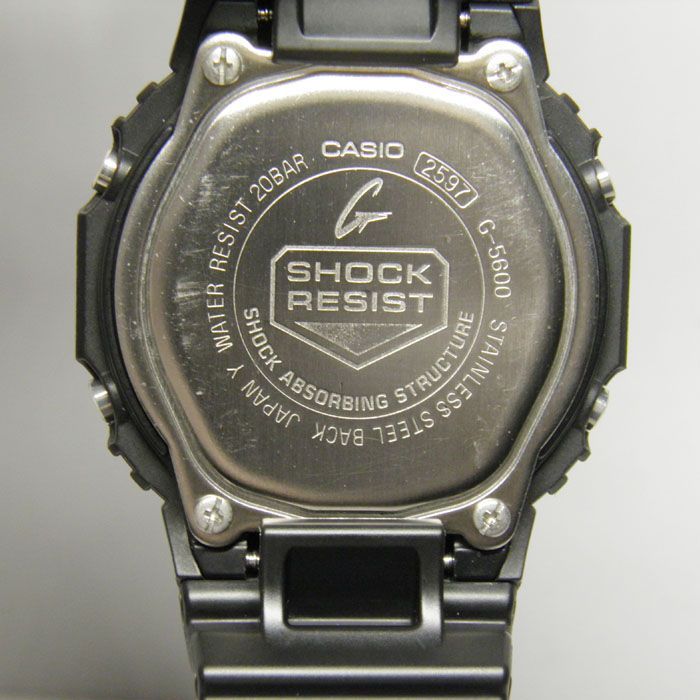 CASIO(カシオ)G-SHOCK（ジーショック)Gショック G-5600-1JF ドラマSP