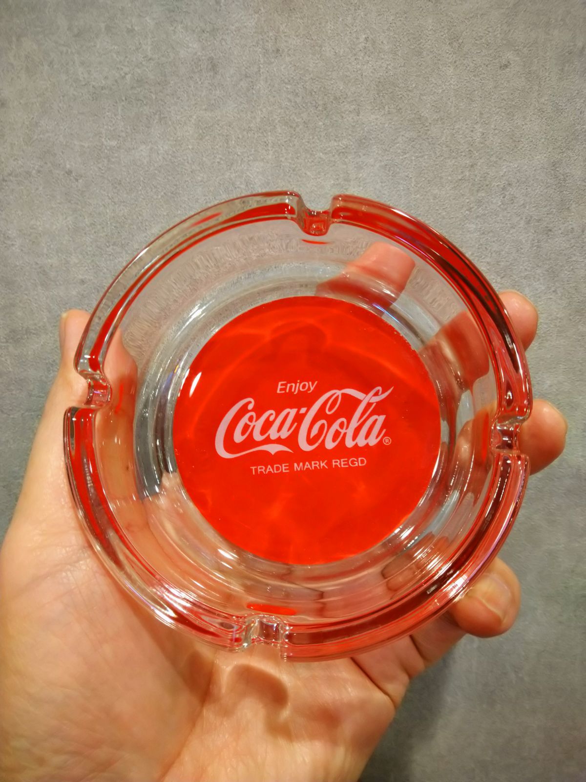 コーラガラス灰皿 2個組 コカコーラ Coca-Cola - メルカリ