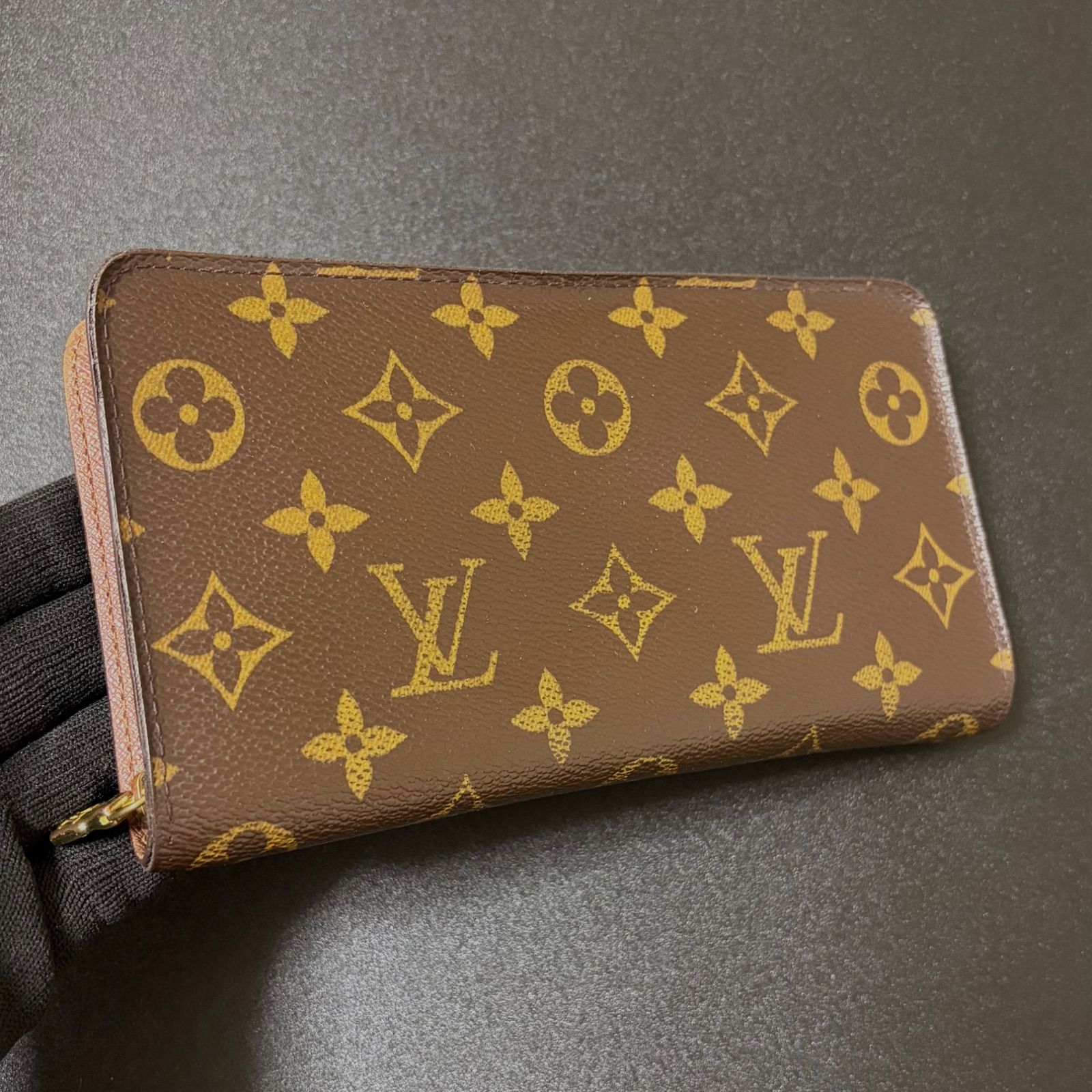 w100 ポルト モネ ジップ Louis Vuitton ルイ ヴィトン モノグラム 長