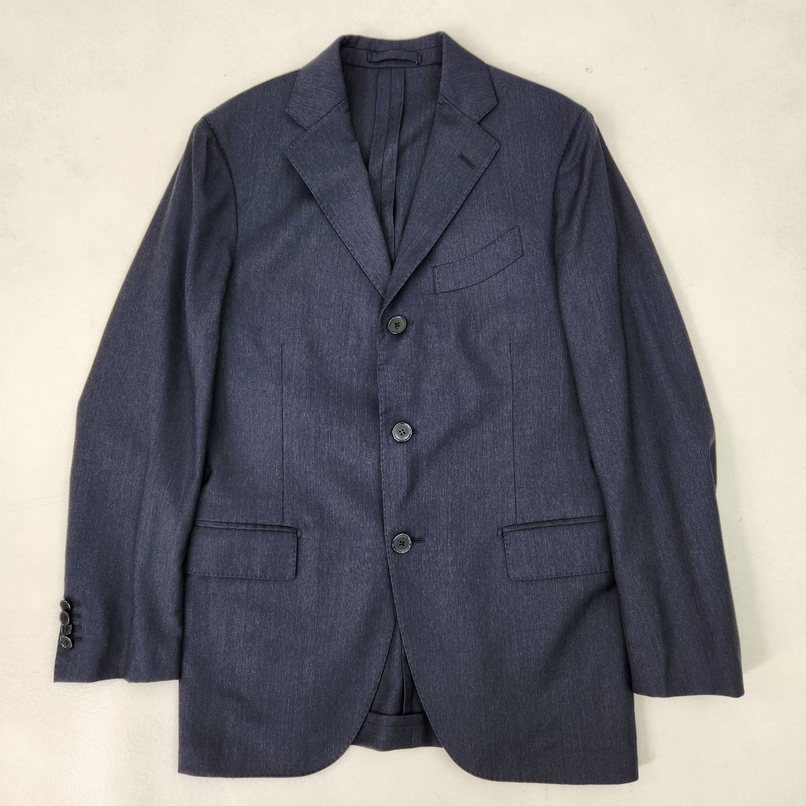 LARDINI スーツセットアップ 3B チャコールグレー 46 イタリア製 M相当