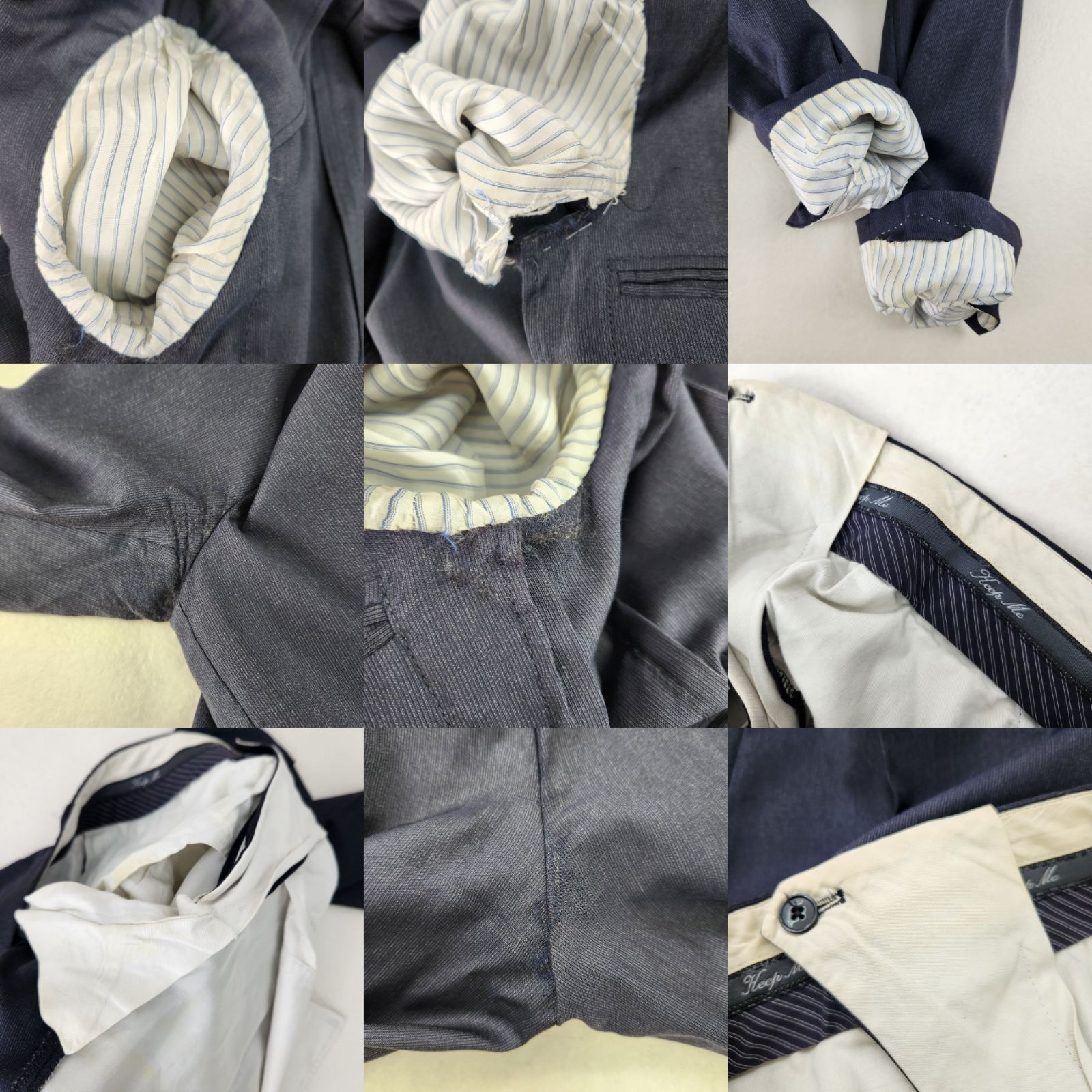 LARDINI　スーツセットアップ 　3B　チャコールグレー　46　イタリア製 LARDINI スーツセットアップ 3B チャコールグレー 46 イタリア製 M相当