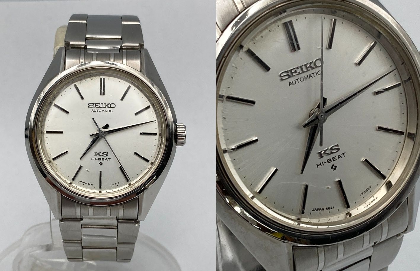メンズ SEIKO セイコー ハイビート キングセイコー 4502-7001 ホワイト 