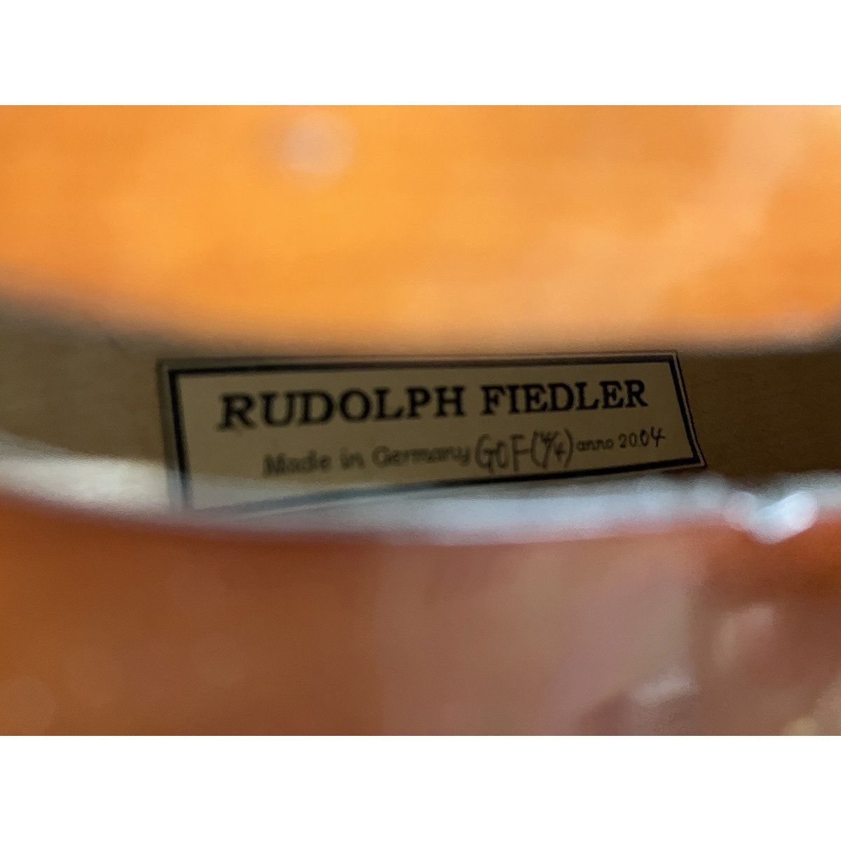 Rudolph Fiedler GOF バイオリン ドイツ製 2004年製 4/4サイズ