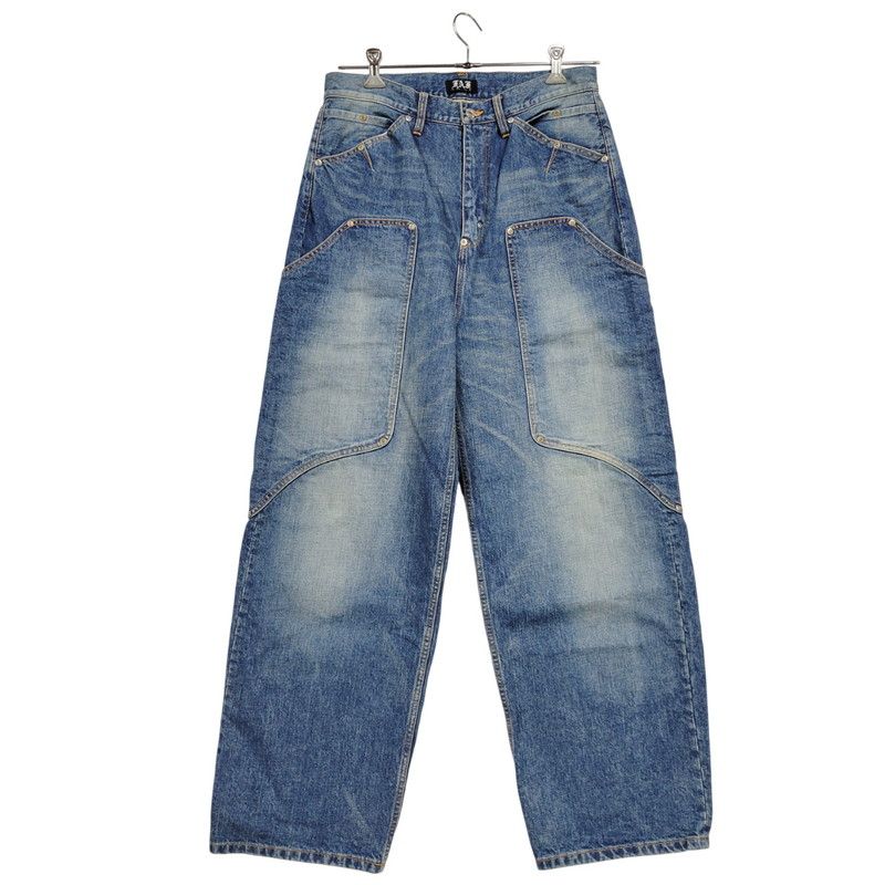 中古品】FAF フェイク アス フラワーズ 3121403 AGED BAGGY DENIM 