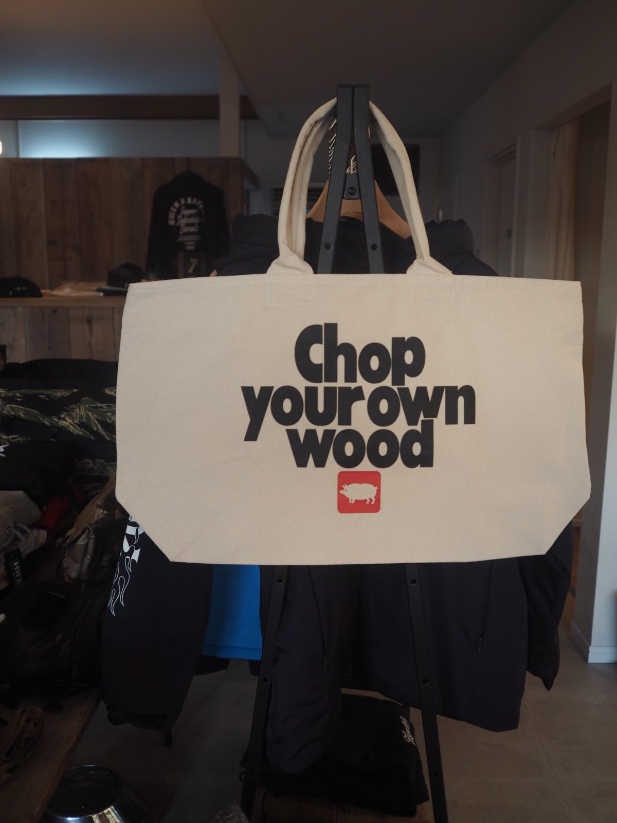 PORKCHOP GARAGE SUPPLY CYOW ZIP TOTE BAG ポークチョップガレージ 