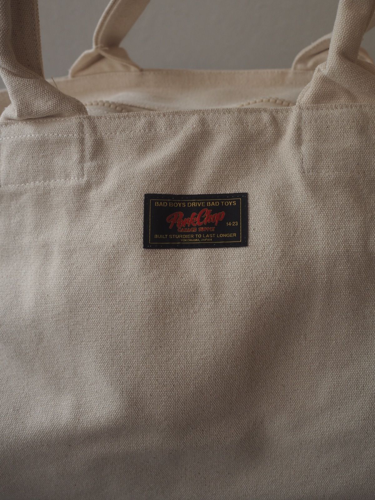 PORKCHOP GARAGE SUPPLY CYOW ZIP TOTE BAG ポークチョップガレージ 