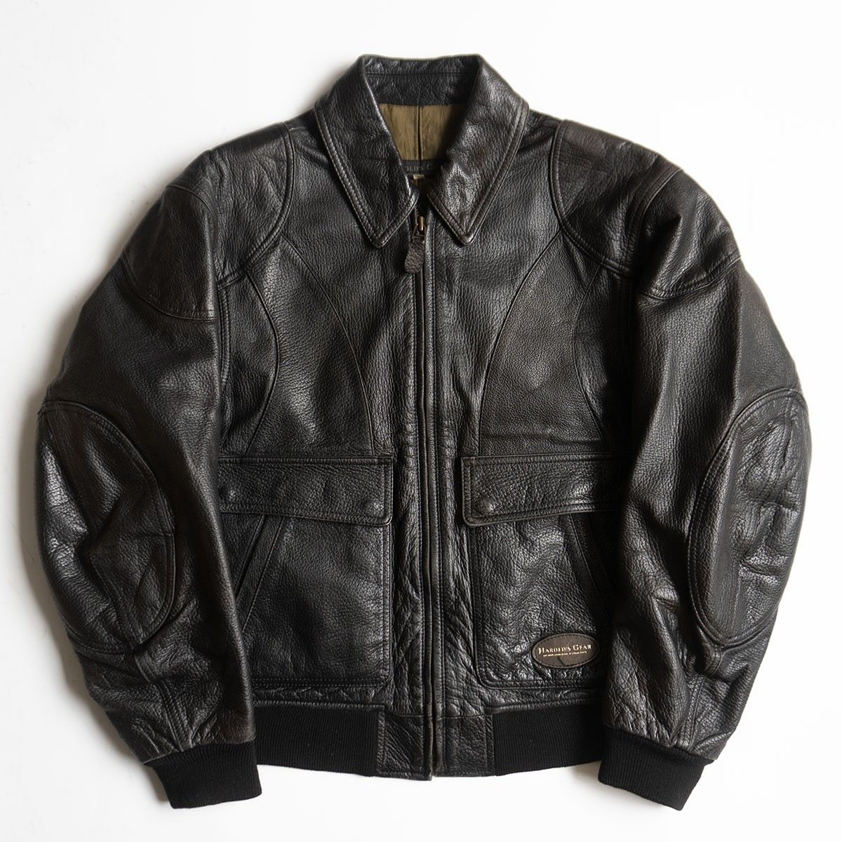 雰囲気抜群】HAROLDS GEAR【シングルライダース ジャケット】 M