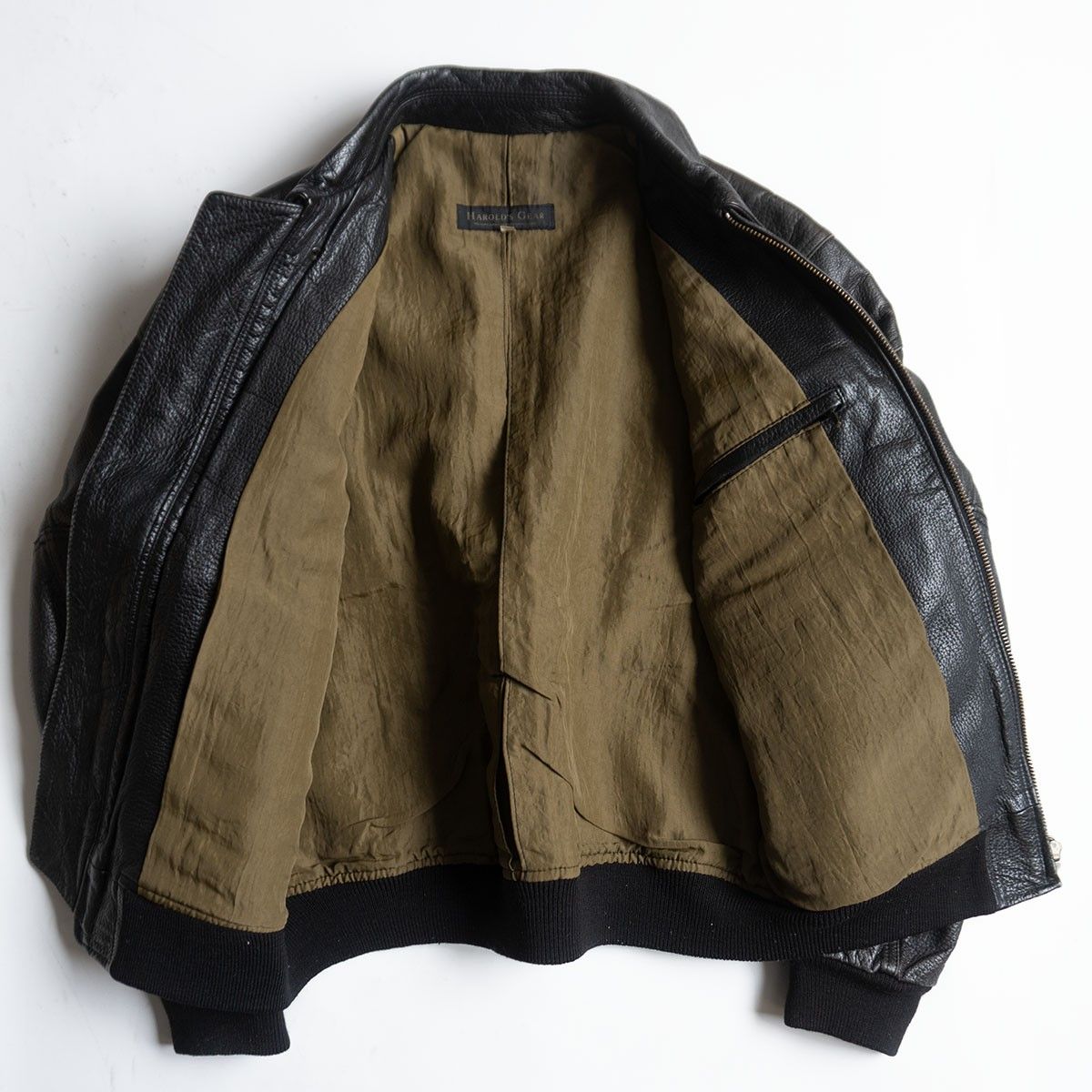 雰囲気抜群】HAROLDS GEAR【シングルライダース ジャケット】 M
