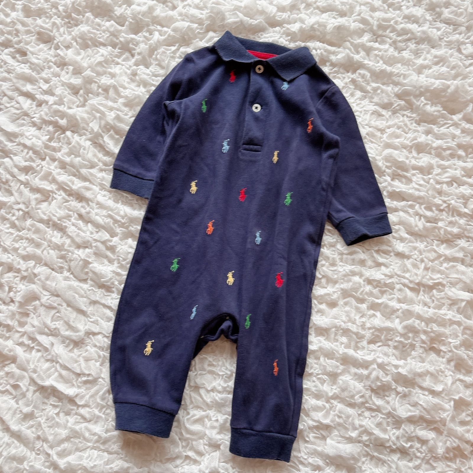 ラルフローレン Ralph Lauren 刺繍 おしゃれ ベビー ロンパース 男の子 