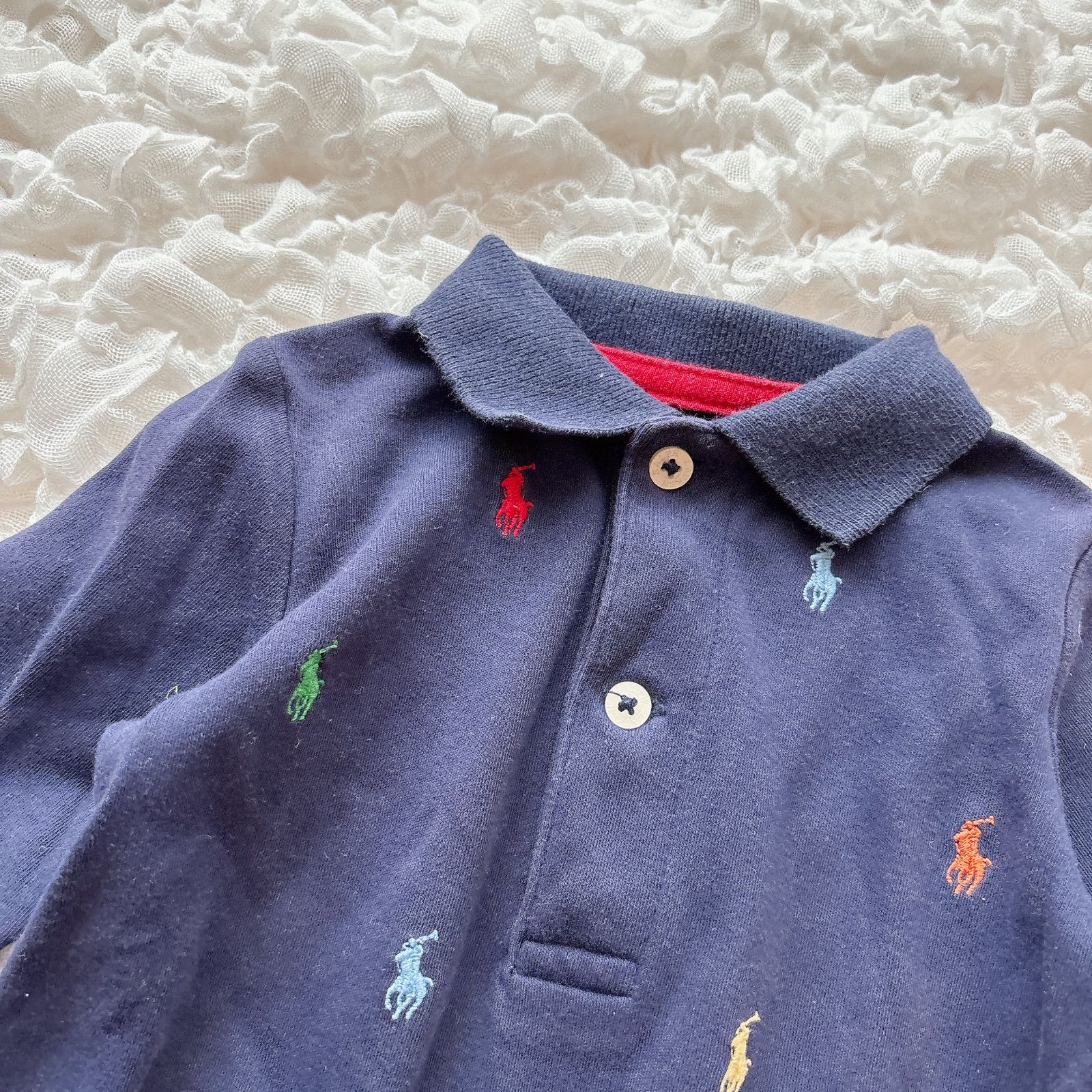 ラルフローレン Ralph Lauren 刺繍 おしゃれ ベビー ロンパース 男の子 