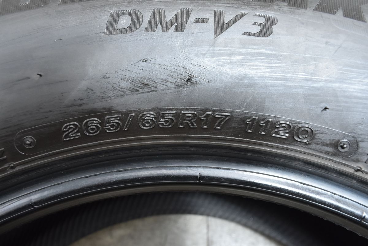 バリ溝 スタッドレス】ブリヂストン ブリザック DM-V3 265/65R17 2023 