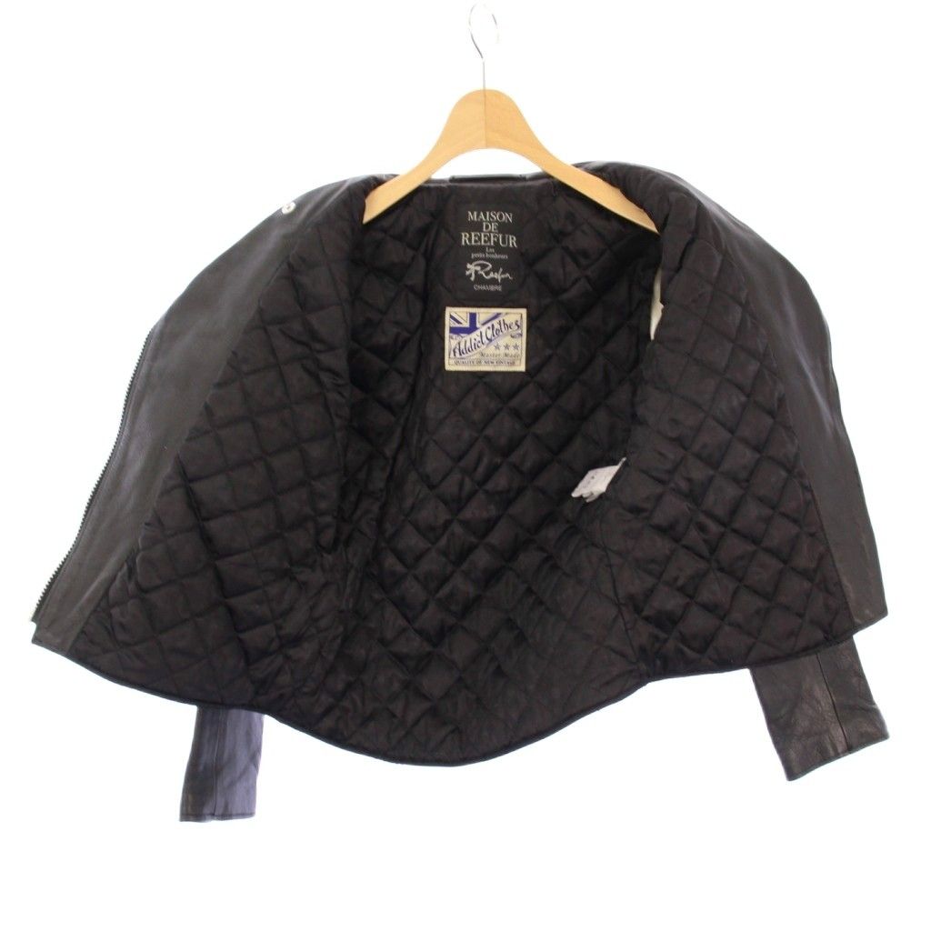 メゾンドリーファー レザージャケット 美品 メゾンドリーファー MAISON DE REEFUR addict clothes ダブル