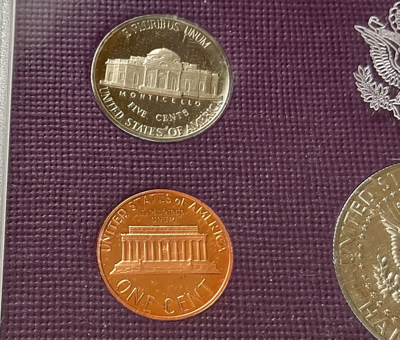 アメリカ合衆国 ミントプルーフ 貨幣セット 記念硬貨5枚セット 1985年