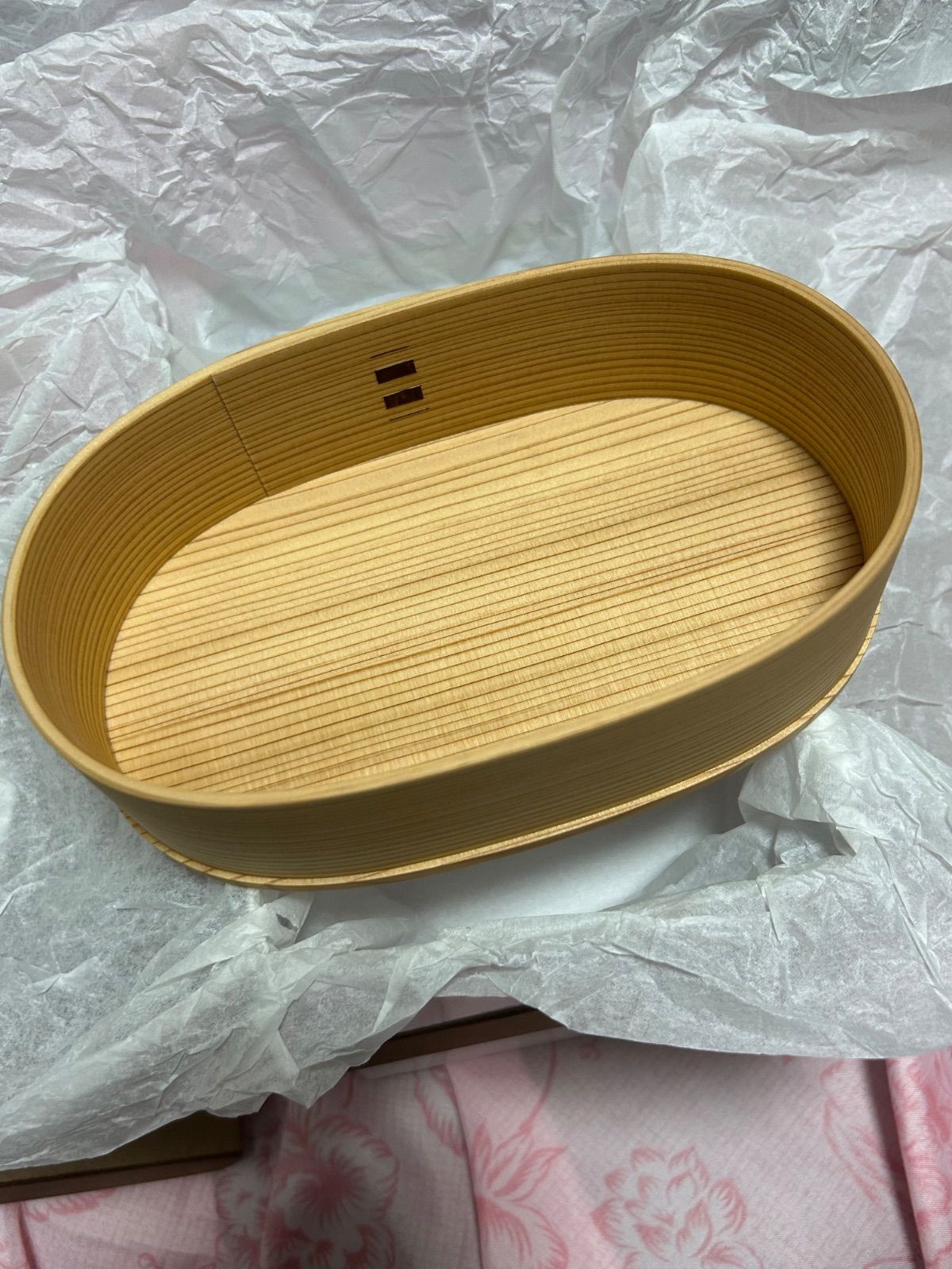 ♥ 株 大館工芸社製 大館曲げわっぱ2450 小判弁当 小 セット