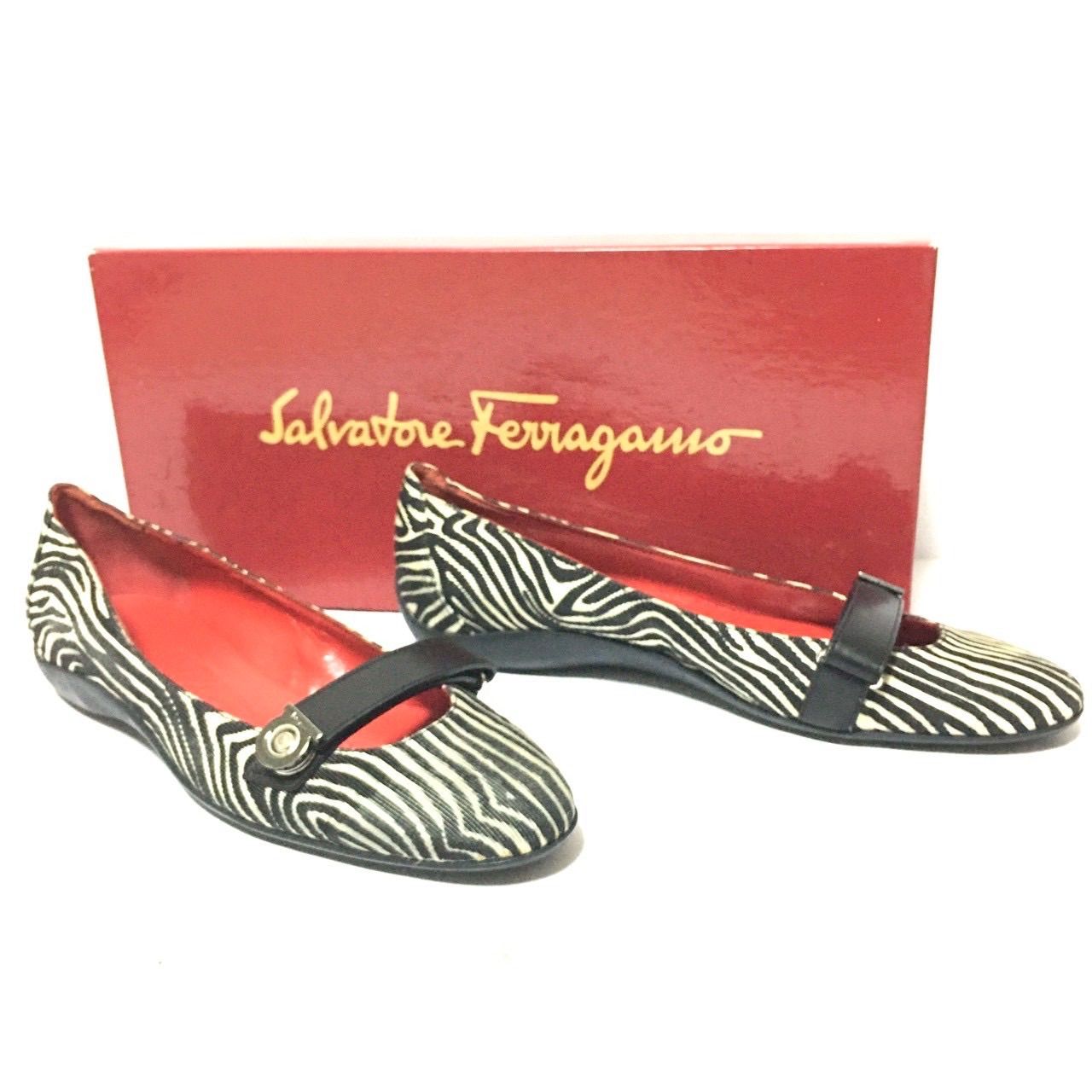 イタリア製◎【Ferragamo】フェラガモ パンプス ローヒール DP 60061