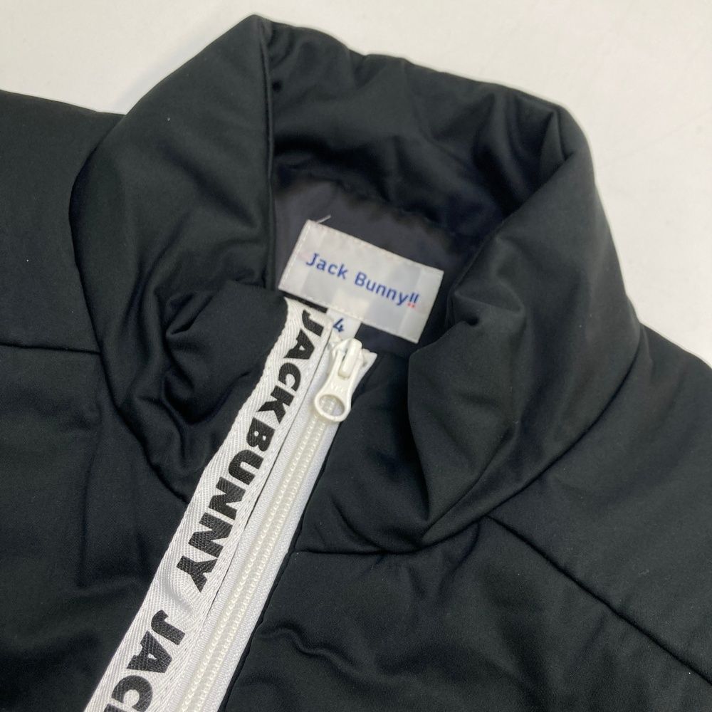 サイズ：4 JACK BUNNY ジャックバニー 中綿 ジップジャケット ブラック