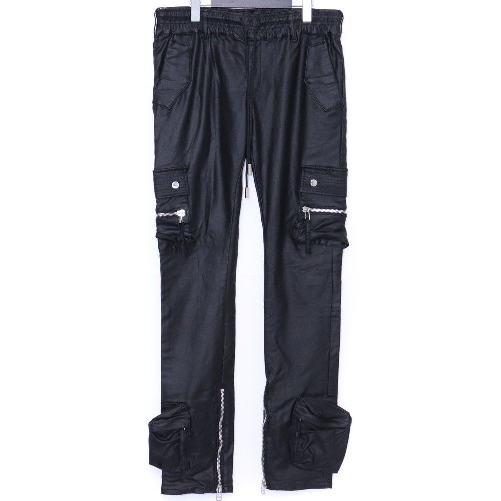 MLVINCE TYPE-4 STRETCH WAX CARGO PANTS サイズ34 ブラック 【公式通販】