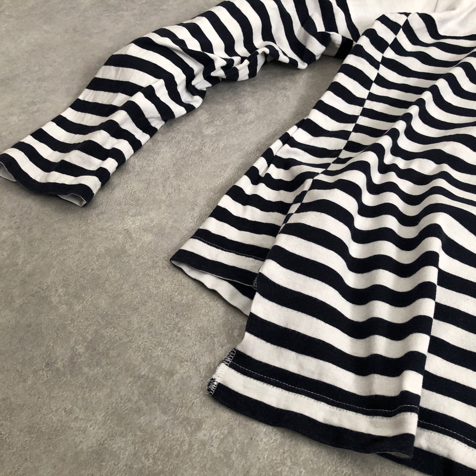 ねじれ期 COMME des GARCONS SHIRT ゆがみ ボーダー切替カットソー