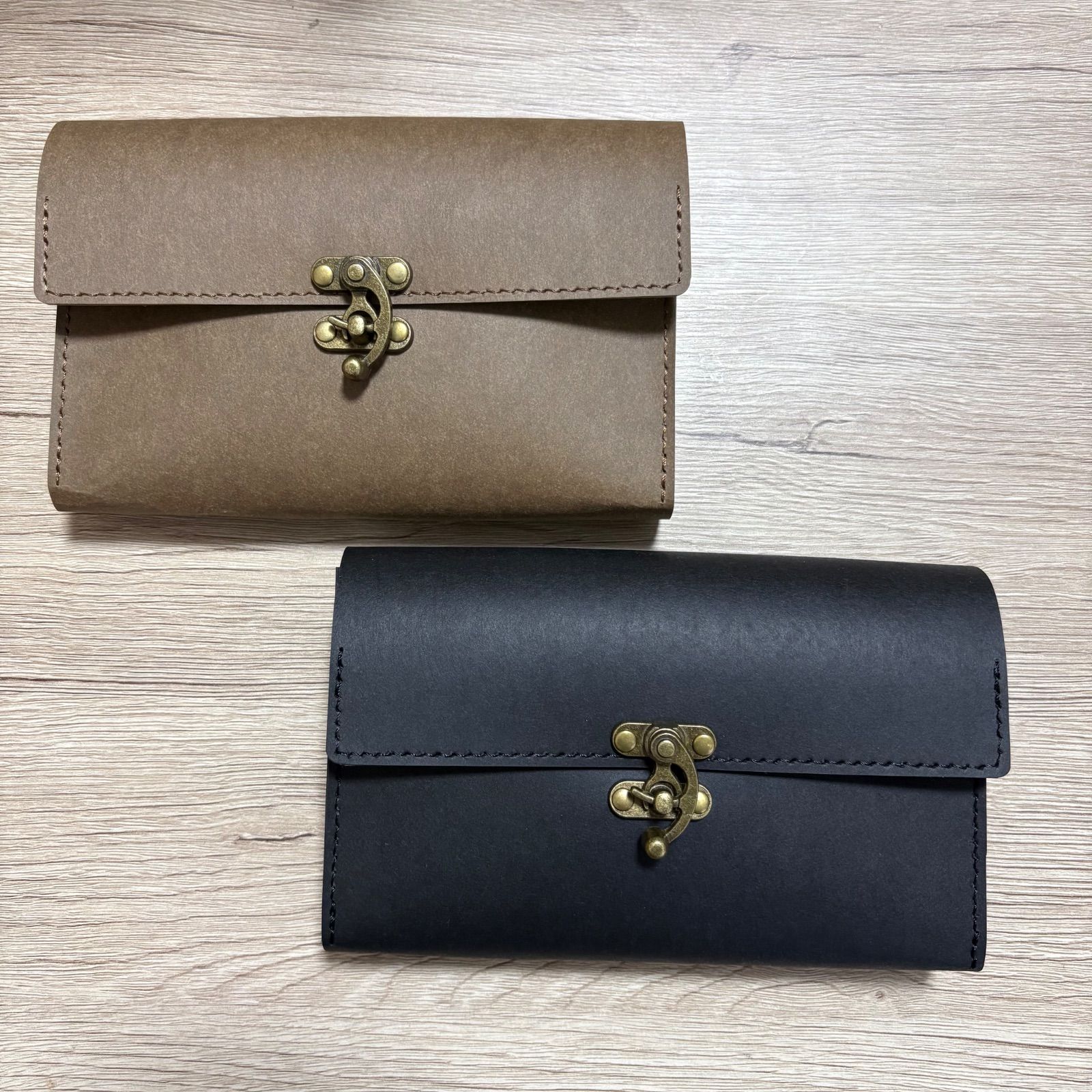 コラージュ収納ポーチ 蛇腹ポーチ - メルカリ